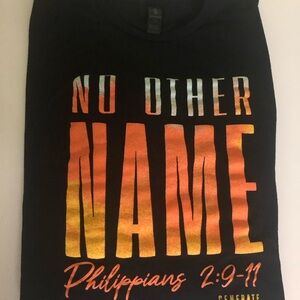 Gildan "No Other Name" Philippians 2:9-11 Christian Graphic Tee